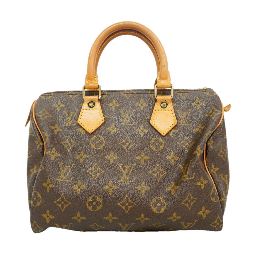 LOUIS VUITTON Brown Monogram Speedy 25 Bag